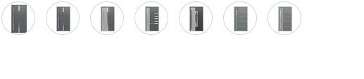 Drzwi zewnętrzne aluminiowe ALUMORE DOOR (ALU) kolorystyka